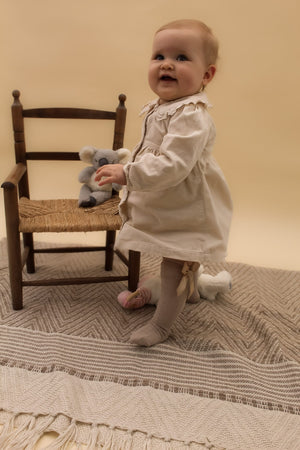 Biscuit Knee High Socks with Bow