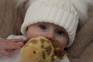 Personalised Huggy Giraffe Soft toy Baby Comforter