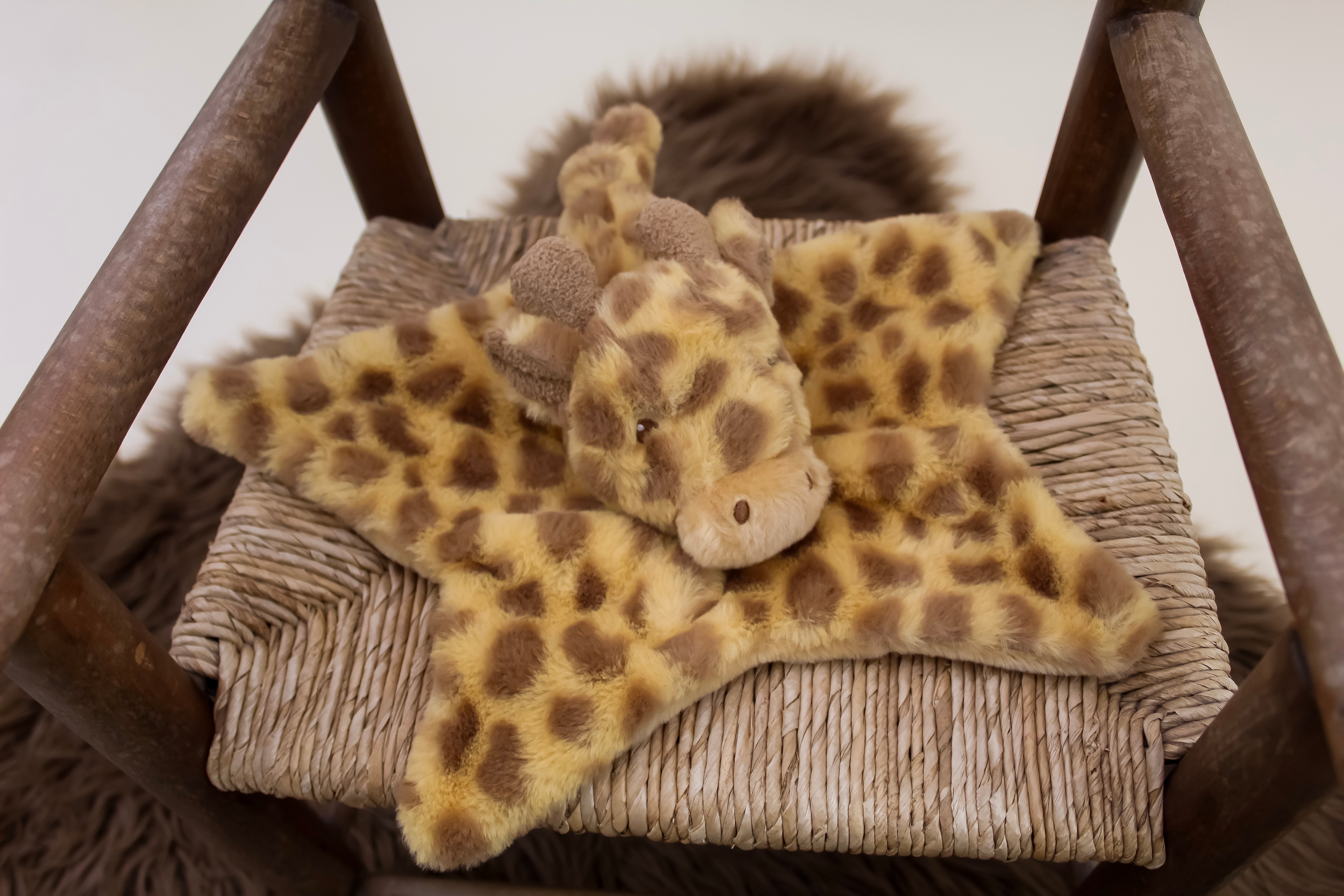 Personalised Huggy Giraffe Soft toy Baby Comforter