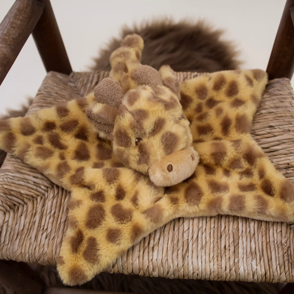 Personalised Huggy Giraffe Soft toy Baby Comforter