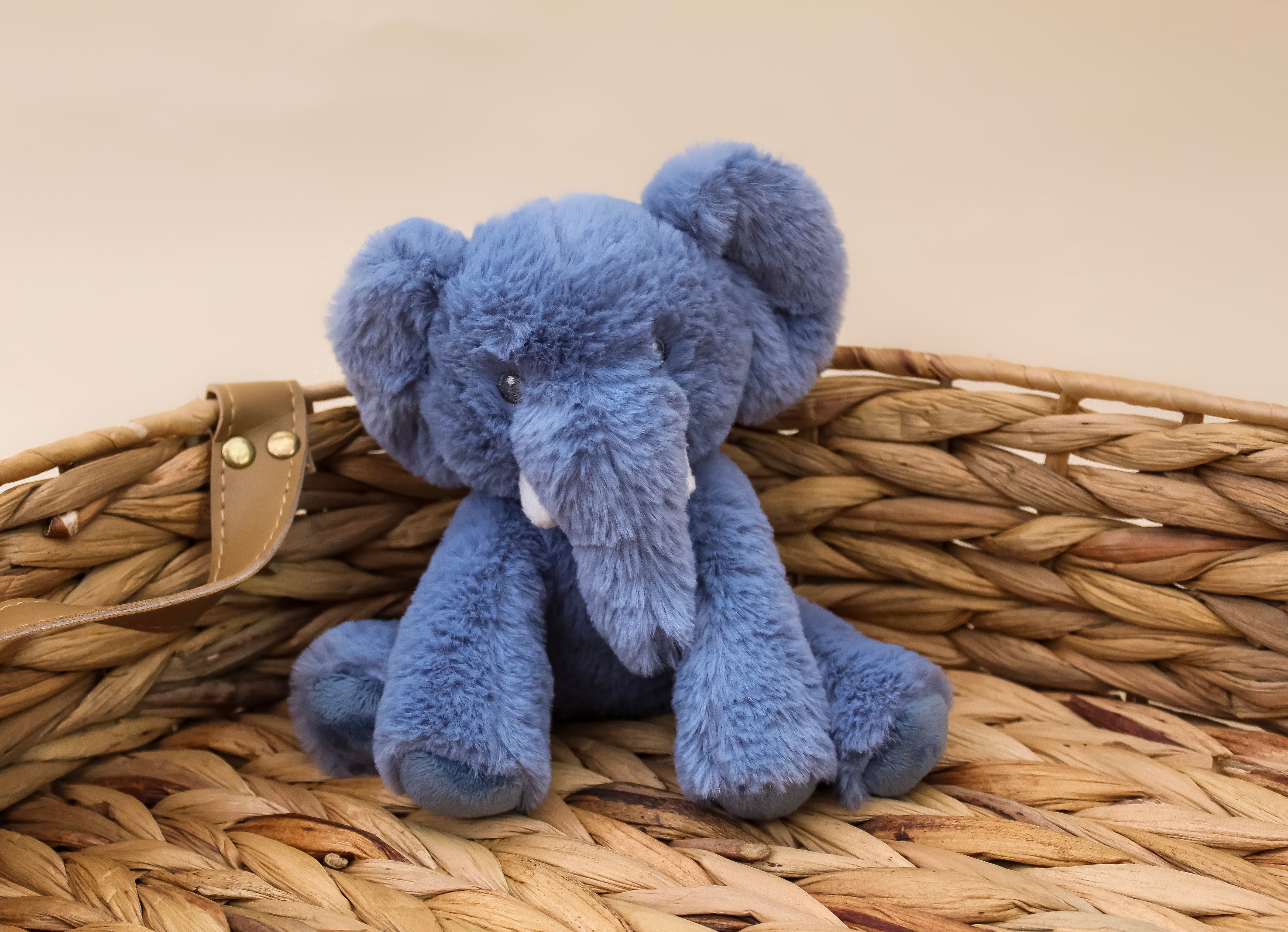 Blue Baby Elephant Soft Toy