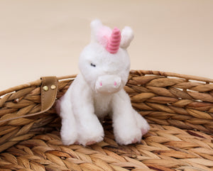 Personalised Huggy Unicorn Soft Newborn Toy