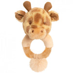 Soft Giraffe Wooden Ring Rattle
