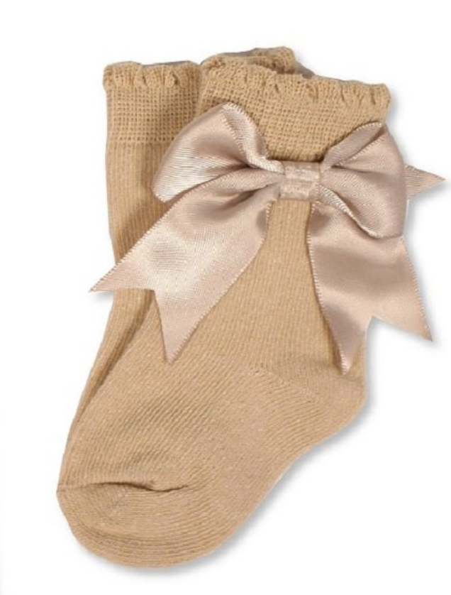 Biscuit Baby Socks with Bow