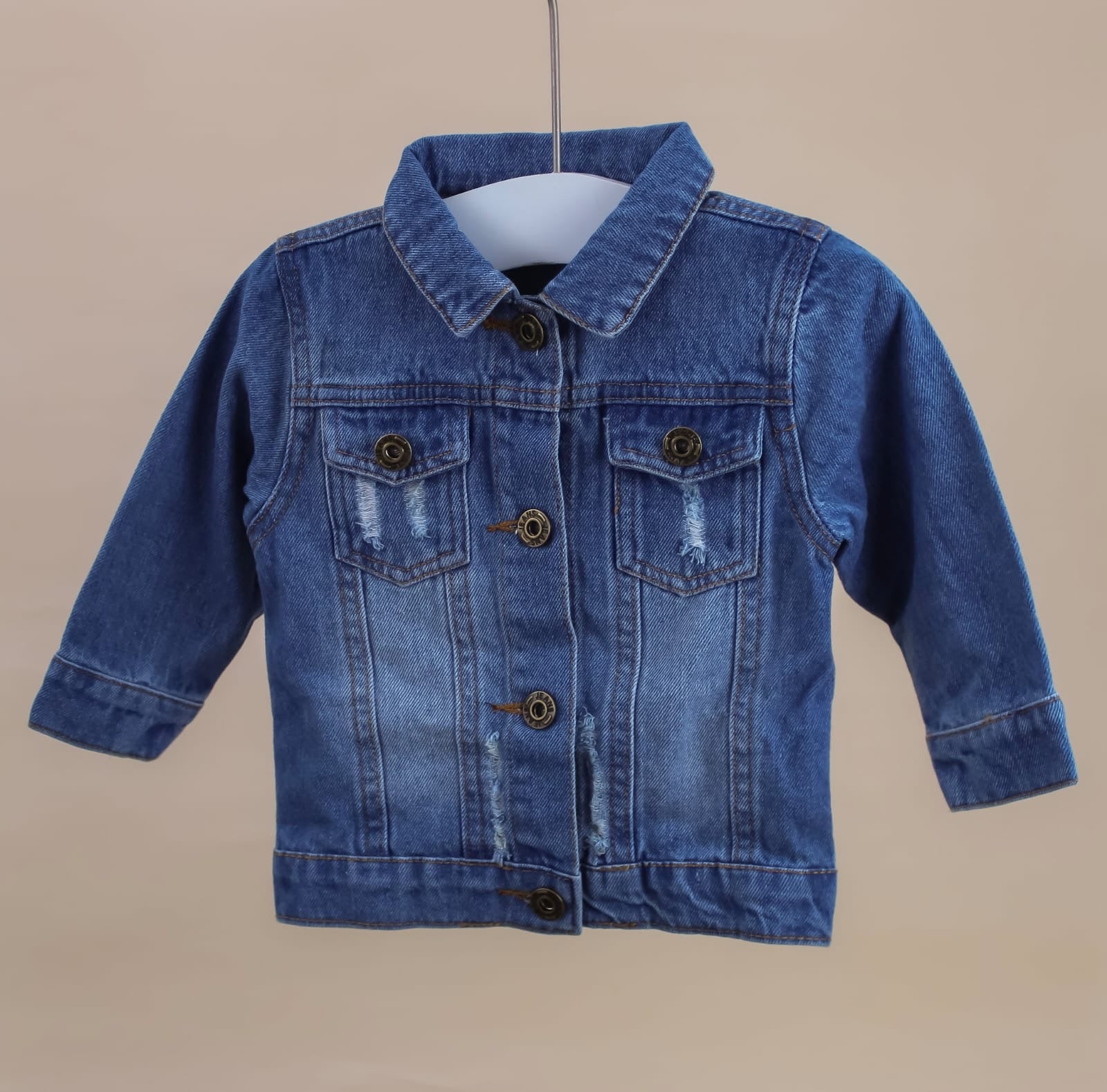 Personalised Baby/Toddler Monster Truck Denim Jacket