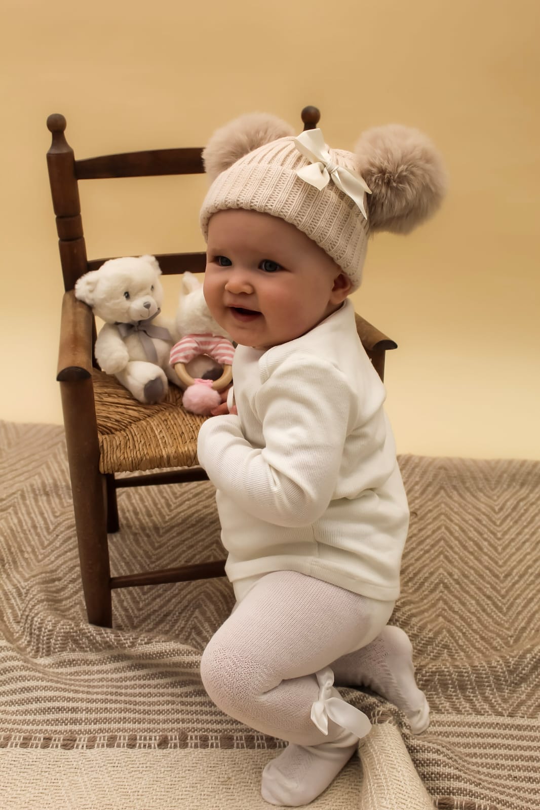 White Baby Bear Soft Toy