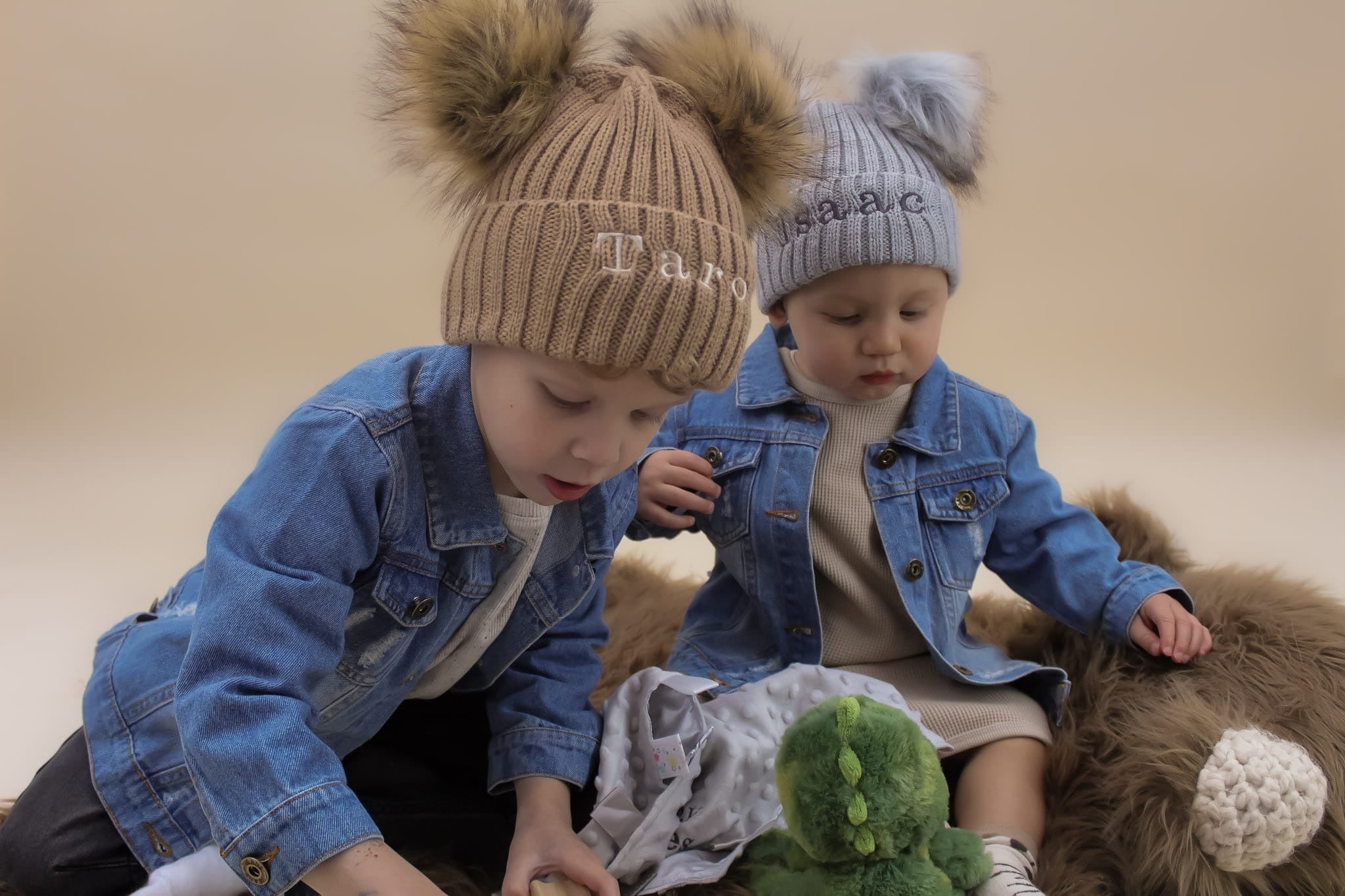 Personalised Baby/Toddler Monster Truck Denim Jacket