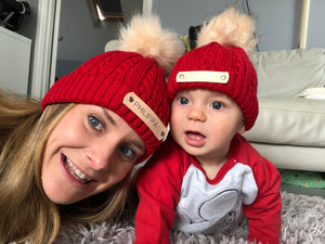 matching mum and baby hats