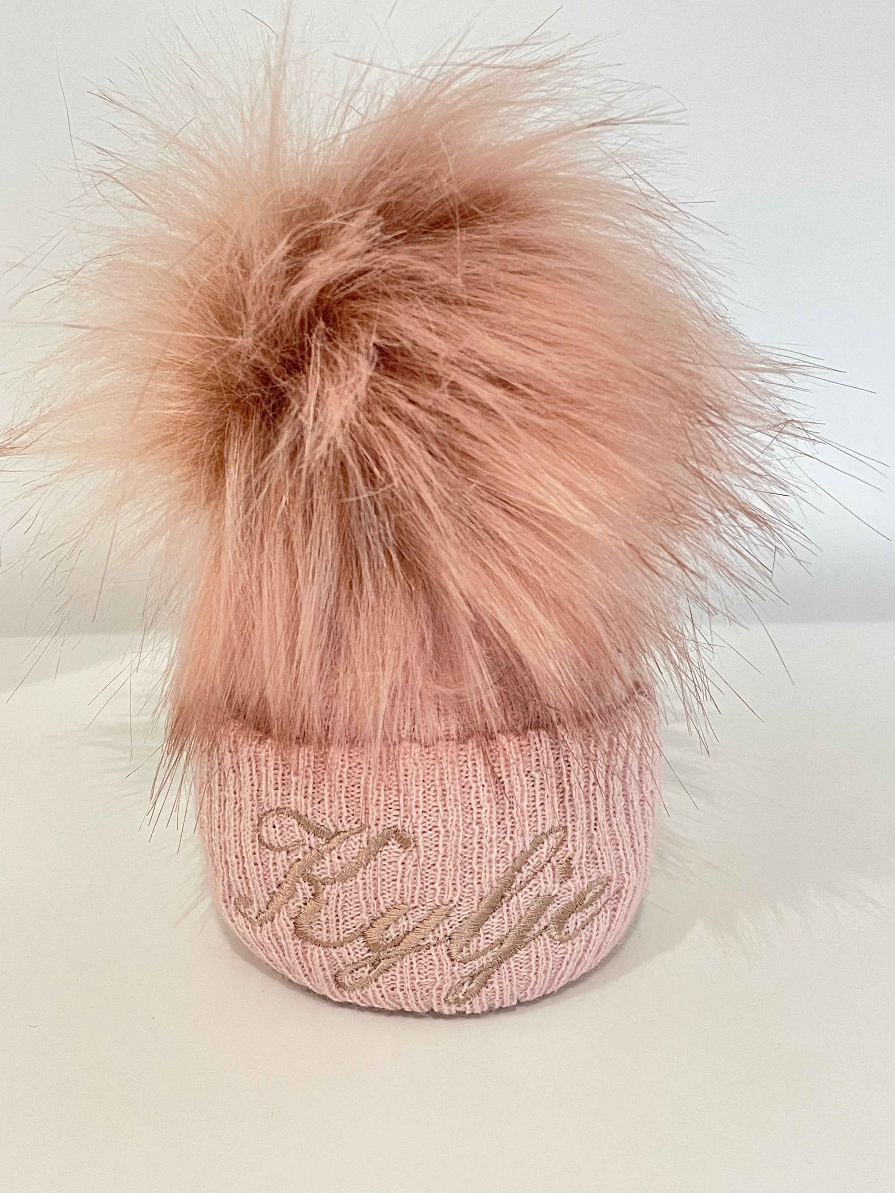 personalised rose gold hat