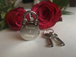 Forever and Always Handcuff Lovelock Keyring